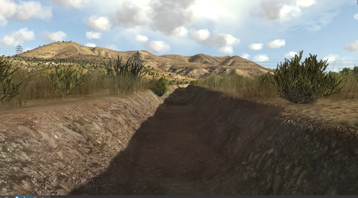 In a Ditch
