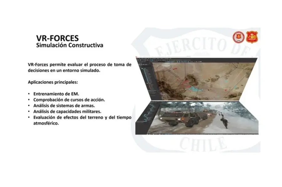 Chilean Army plans to use VR-Forces system to support military exercises and planning