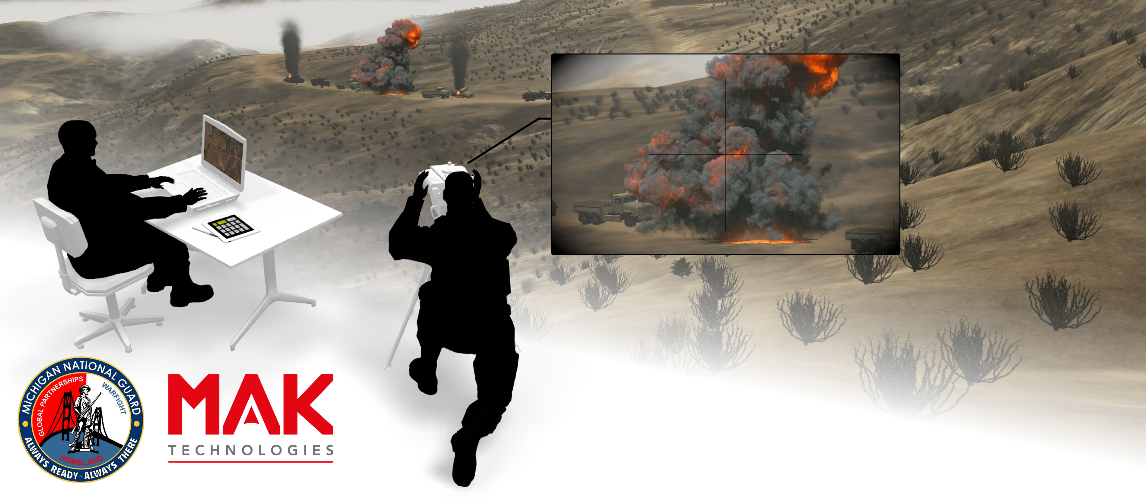 News: MAK Technologies Selected to Provide MAK FIRES for Michigan National Guard Forward Observer Training